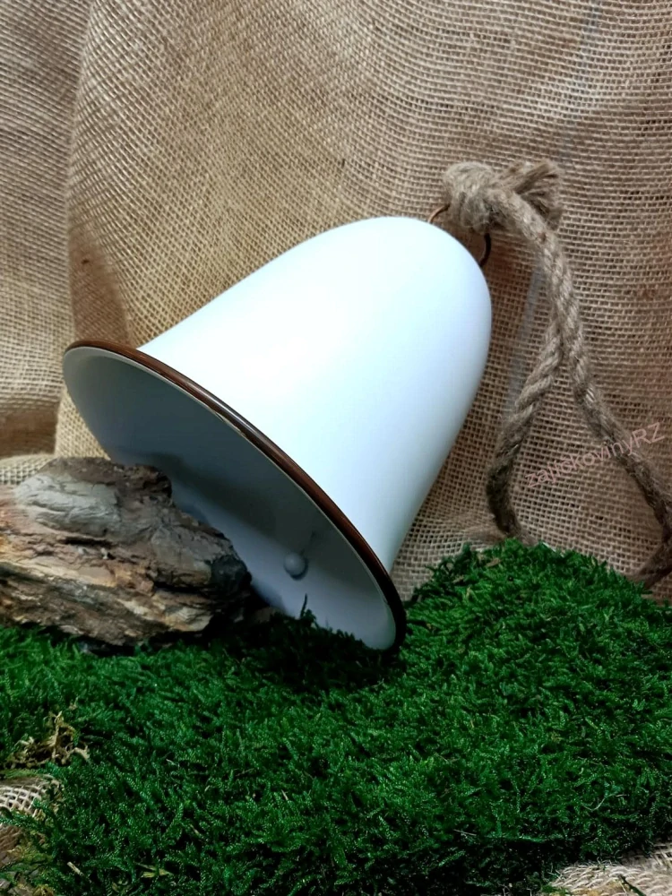 Zvon bílý, XXL 24 cm