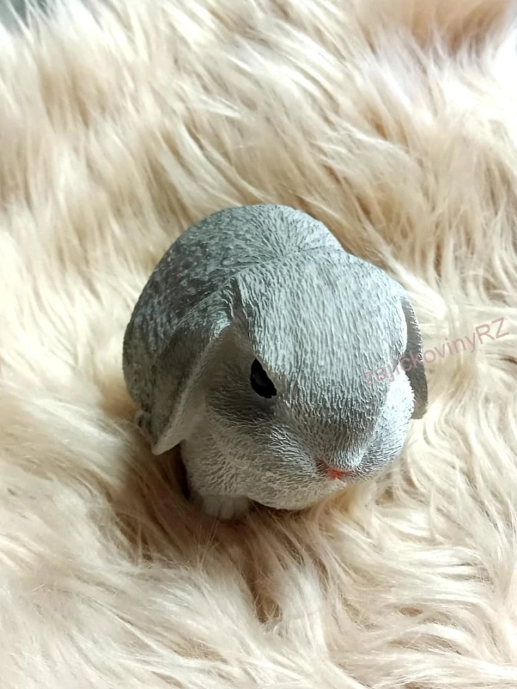 Králíček šedý, 17 cm