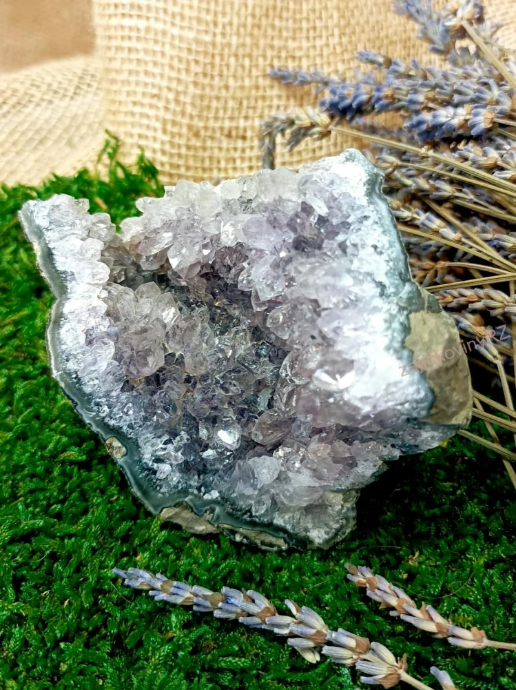 Drúza ametyst, cca 450 g