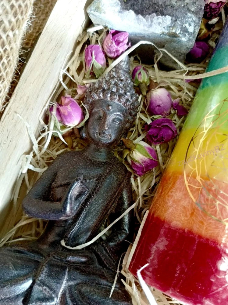 Sada meditační s drúzou ametystu