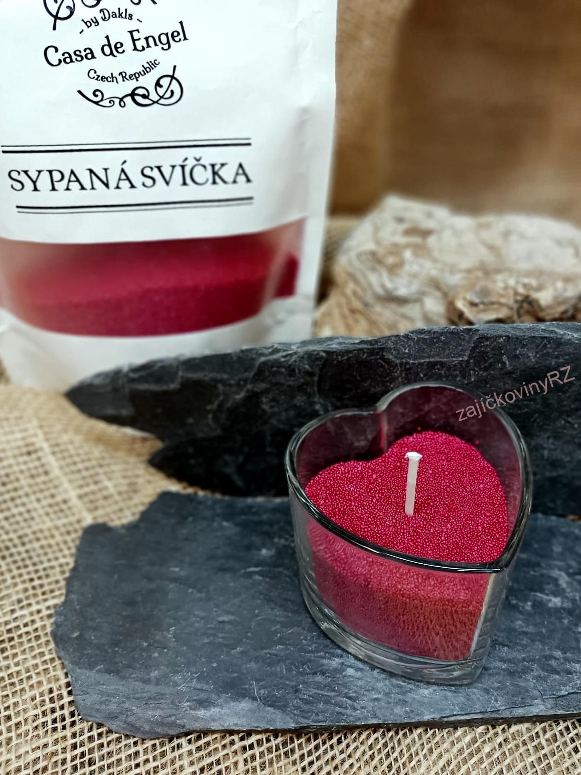 Vosk na sypané svíčky SVĚTLE FIALOVÝ, 250 g