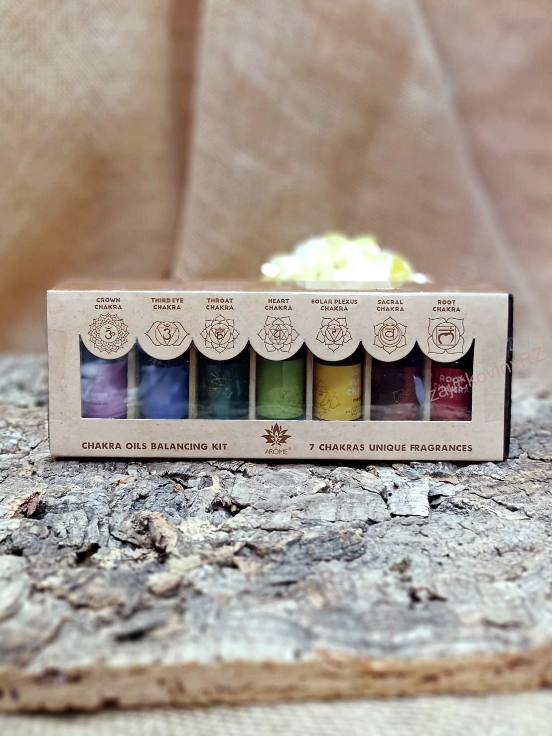 Arôme vonné oleje 10 ml sada 7 ks