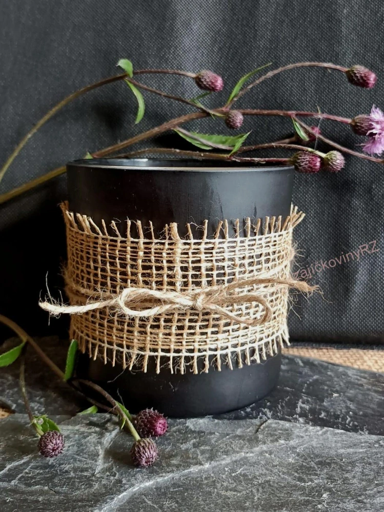 Vonná svíčka s minerály, KŘIŠŤÁL troml., velká, 400g