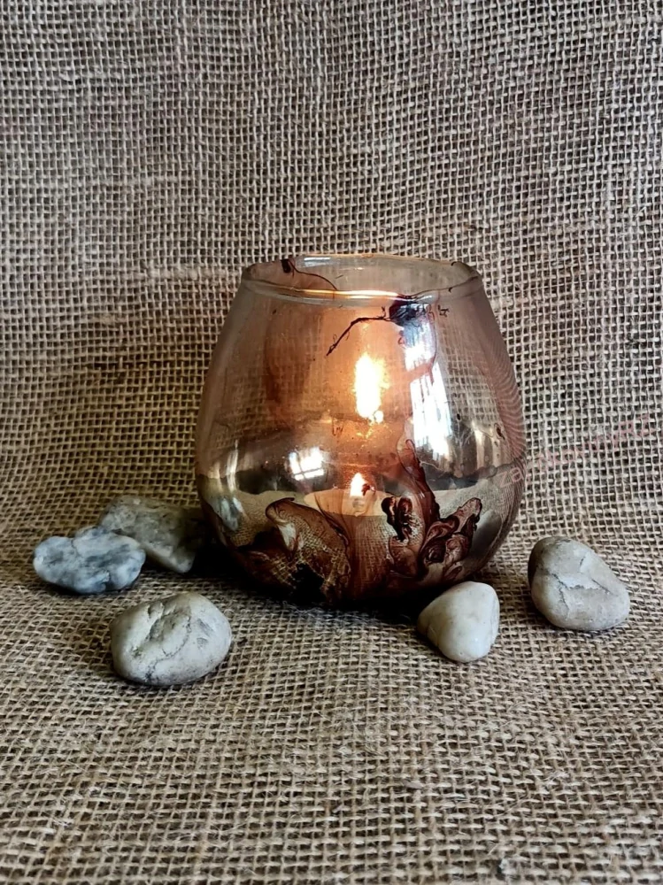 Sklenice na svíčku 10 cm