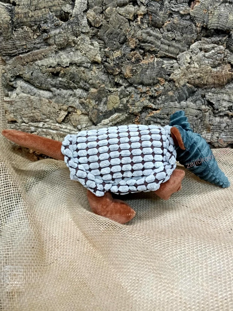 Látková hračka, pásovec 37 cm