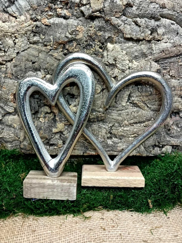 Srdíčko na podstavci, 22 cm