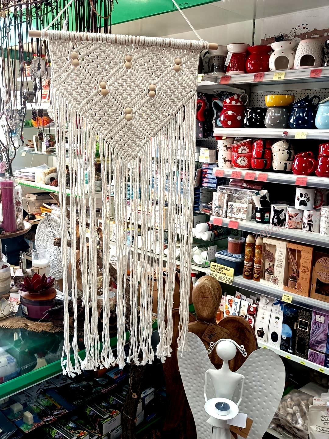 Macramé závěsná dekorace, 80 cm