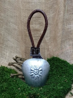 Alpský zvonec velký, šedostříbrný, 13x13  cm