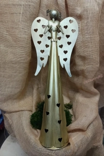 Plechový XXL anděl, 67 cm