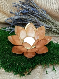 Svícen lotosový květ, 13,5 cm