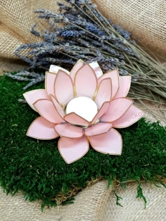 Svícen lotosový květ, 13,5 cm