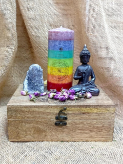 Dárková sada meditační s drúzou ametystu