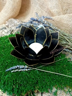 Svícen lotosový květ, 13,5 cm