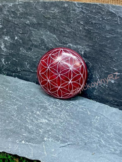 Hmatka masážní vínová, cca 4,5cm