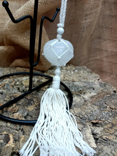 Macramé dekorace srdíčko, 32 cm
