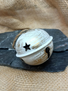Rolnička bílá XL, 8 cm