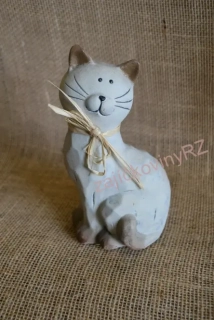 Kočka, 18cm, materiál keramika