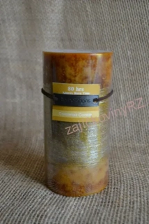 Decorium rustikální parafínová vonná svíčka, vánoční sušenka, 14x7 cm