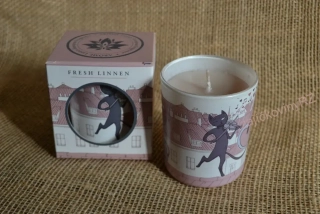 Arôme vonná svíčka Kočky, Fresh Linen, 160 g