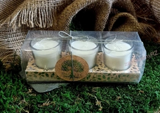 Arôme Tree of Life Jasmine, sada vonných svíček, 3 ks, 50 g