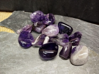 Ametyst tromlovaný, 1 ks, 3-4 cm, náhodný výběr