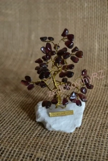 Stromeček štěstí, granát, 9 cm