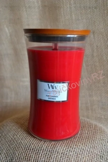 WoodWick svíčka váza velká 609 g Pomergranate