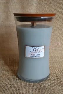 WoodWick svíčka váza velká 609 g Lavender & Cedar
