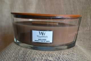 WoodWick svíčka loď 453 g Santal Myrrh