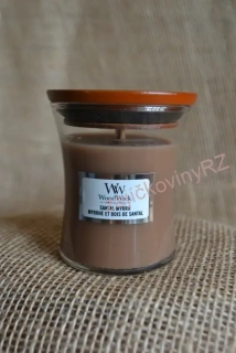 WoodWick svíčka váza malá 85 g Santal Myrth