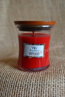 WoodWick svíčka váza malá 85 g Crimson Berries