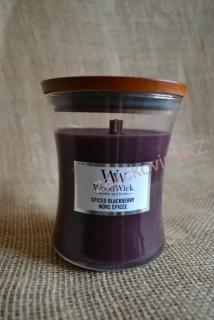 WoodWick svíčka váza střední 275 g Spiced Blackberry