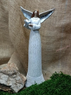 Dekorativní anděl, 34,5 cm, polyresin 
