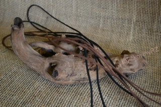 Kožený řemínek 1m, eko kůže