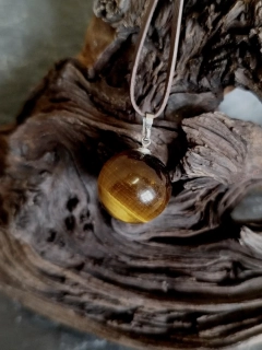 Přívěsek kulička tygří oko, 1,5 cm