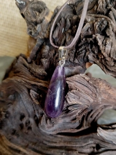 Přívěsek ametyst kapka, 2,8 cm