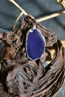 Přívěsek achát, 5,5x2,5 cm