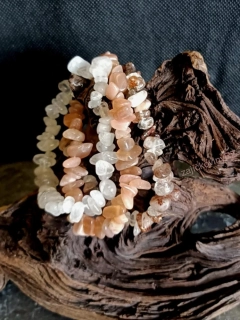 Náramky ze zlomků, sada 3 ks, se slunečním kamenem