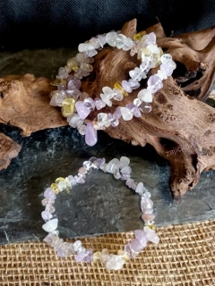 Náramek zlomky, ametrín, 1 ks, náhodný výběr