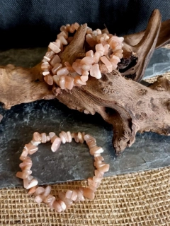 Náramek zlomky, sluneční kámen, 1 ks, náhodný výběr