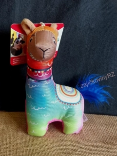 KONG látková lama barevná, 23 cm