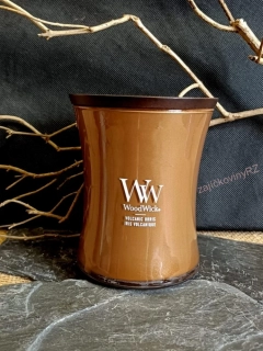 WoodWick Precious Metals svíčka váza střední, 275 g, Volcanic Orris