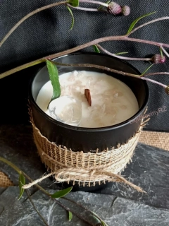 Vonná svíčka s minerály, KŘIŠŤÁL troml., velká, 400g