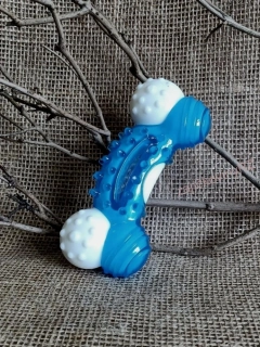 JK ANIMALS kost 12,5 cm modrobílá