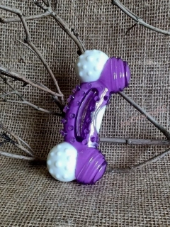 JK ANIMALS kost 12,5 cm, fialová