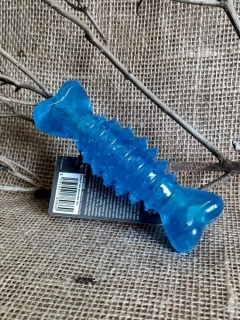 Dog Fantasy dentální kost s ostny 12 cm, modrá