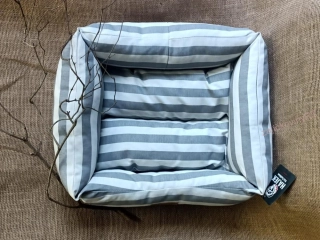 HPF pelech Makaron S 50 cm šedý proužek