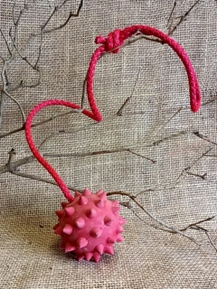 Míč ježek na šňůře 60 cm