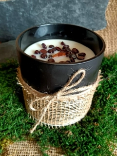 Vonná svíčka s minerály, GRANÁT, velká, 400g