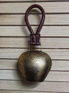 Alpský zvonec zlatý, 10 cm, plechový